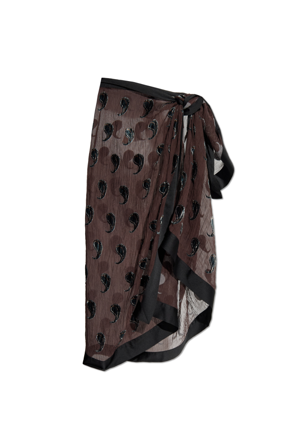 Wrap-tie skirt od Tory Burch