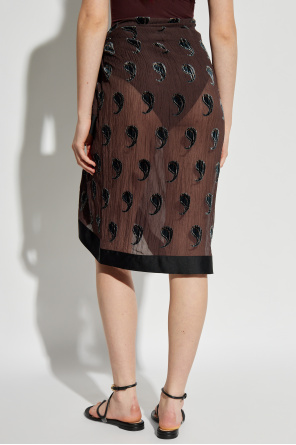 Tory Burch Wrap-tie skirt