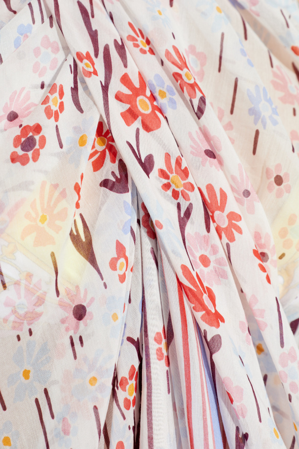 Lanvin Pañuelo con motivo floral