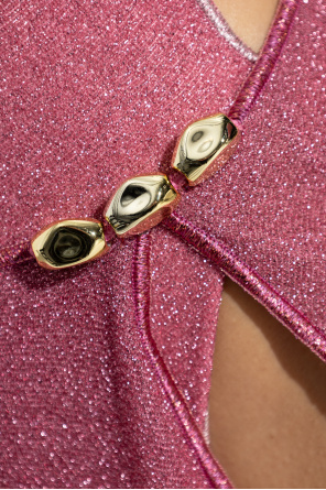 Oseree Kurzes Pareo mit Lurexfaden