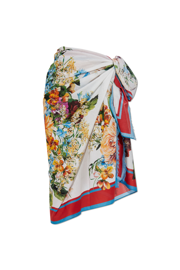 Floral motif pareo od Dolce & Gabbana
