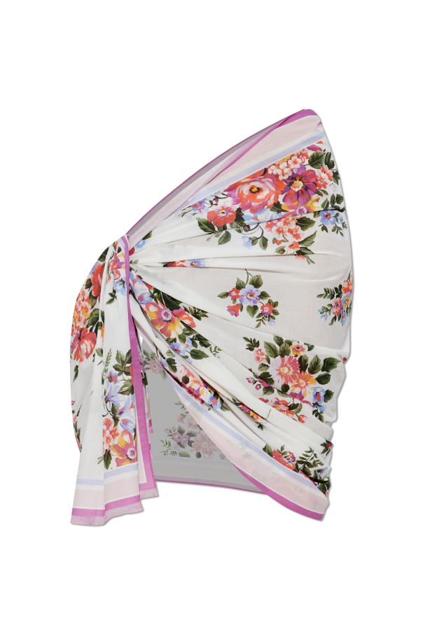 Pareu with floral motif od Dolce & Gabbana