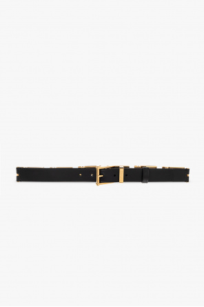 Leather waist belt od Versace