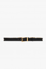 Versace BLACK Leather waist belt