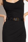Versace BLACK Leather waist belt
