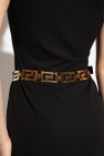 Versace BLACK Leather waist belt