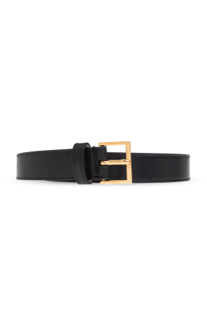 Leather belt