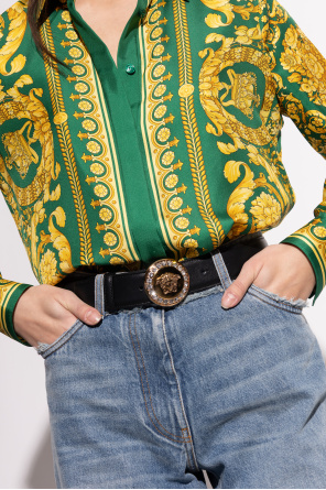 Cinturón de cuero od Versace