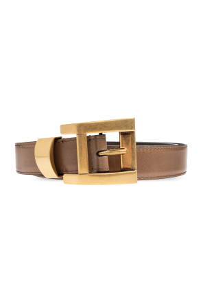 Leather belt