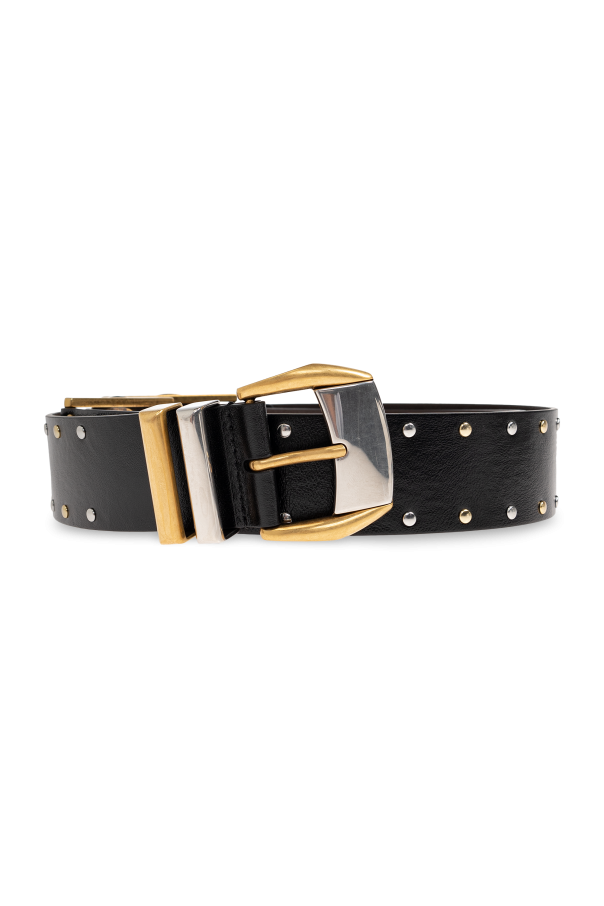 Leather belt with studs od Versace