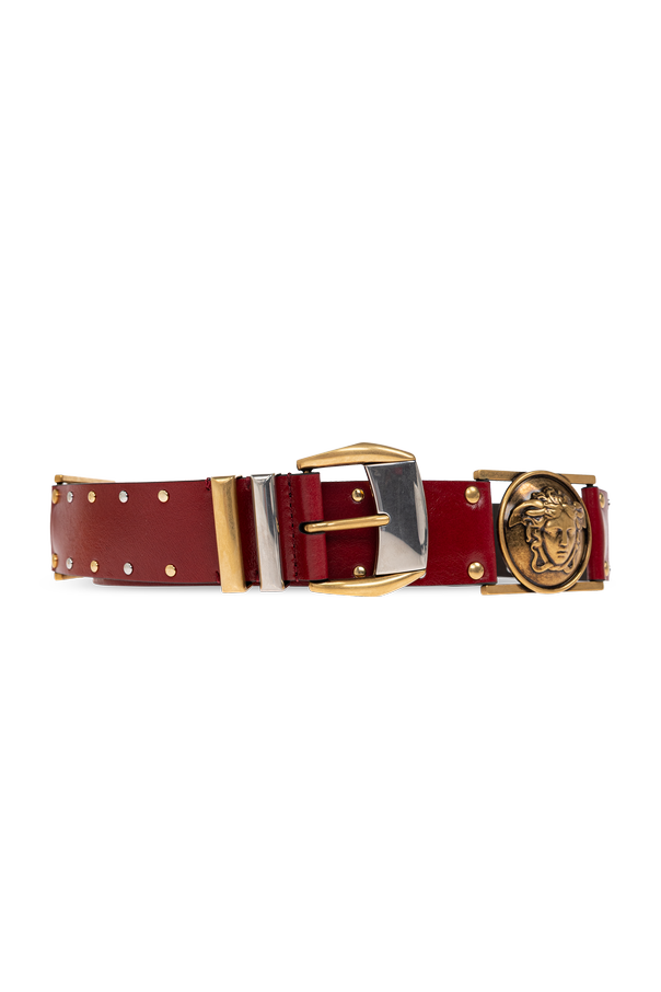 Leather belt with studs od Versace