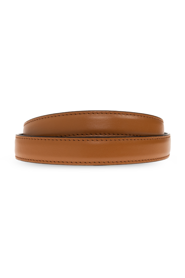 Versace Cinto de pele feminino Versace