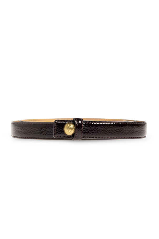 Leather belt 