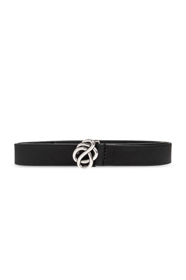 Leather belt 