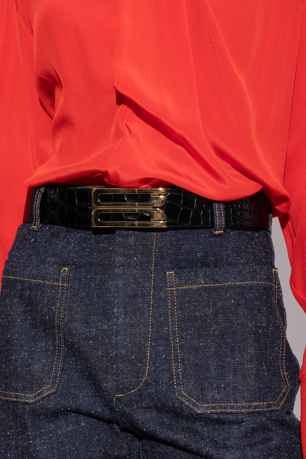 Victoria Beckham Cinturón de cuero