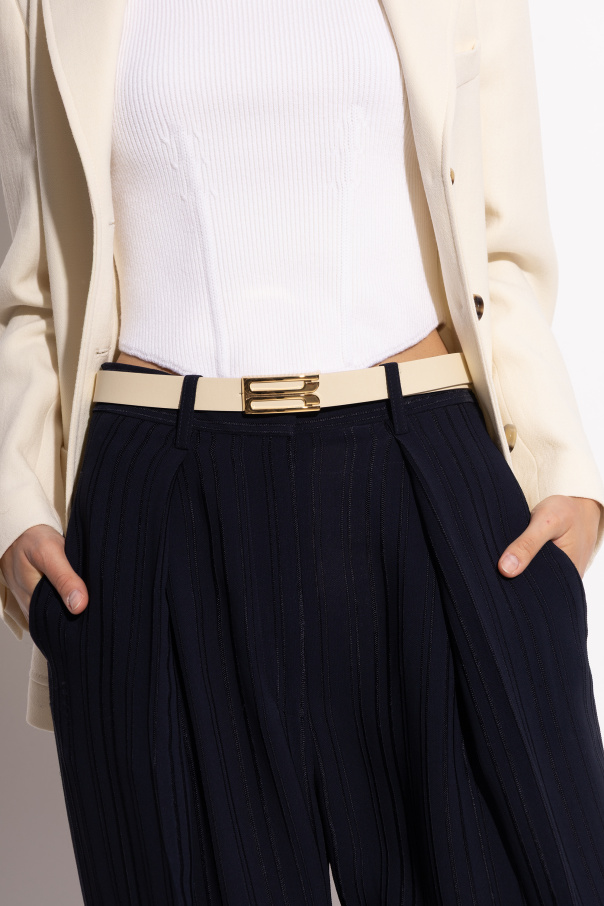 Victoria Beckham Cinturón de cuero