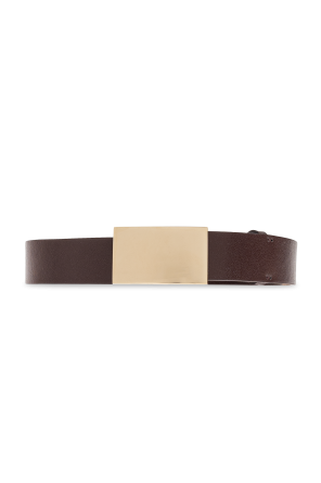 Leather belt