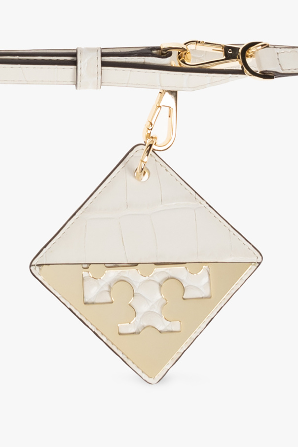 Tory Burch Leather belt with charm