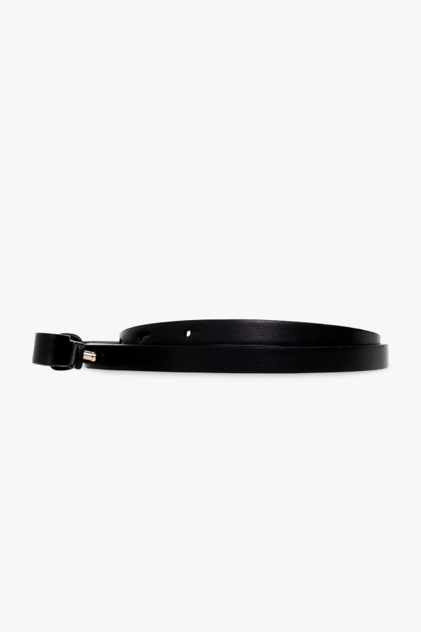 Red Valentino Leather belt with bow