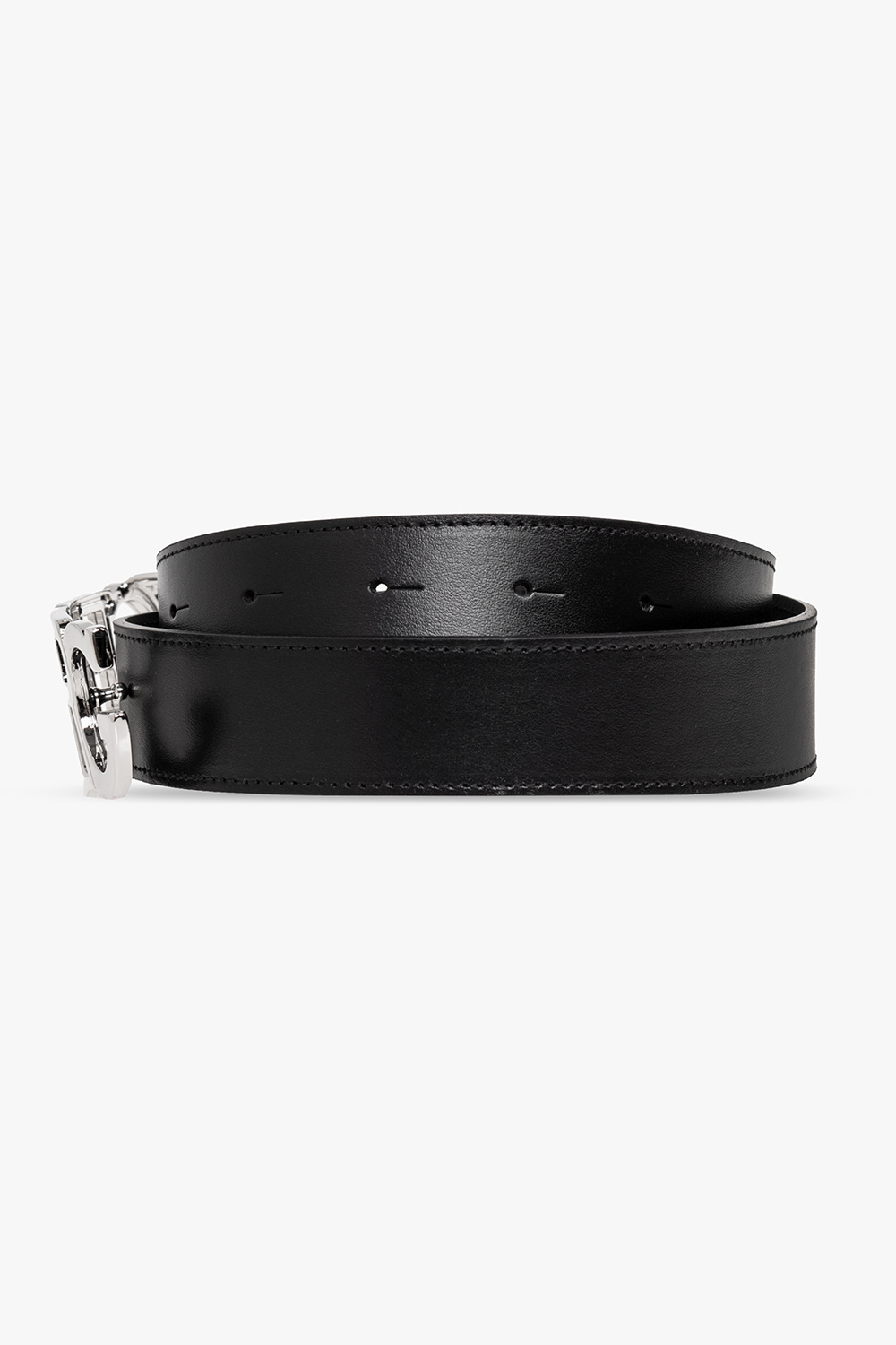 Iceberg Leather belt with logo