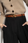 FERRAGAMO BROWN Leather belt