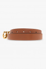 FERRAGAMO BROWN Leather belt