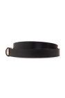 FERRAGAMO BLACK Reversible belt with logo