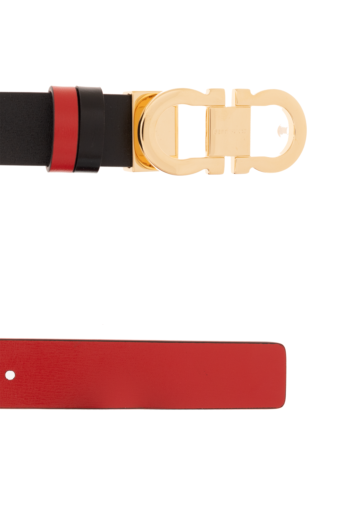 FERRAGAMO Reversible belt with logo