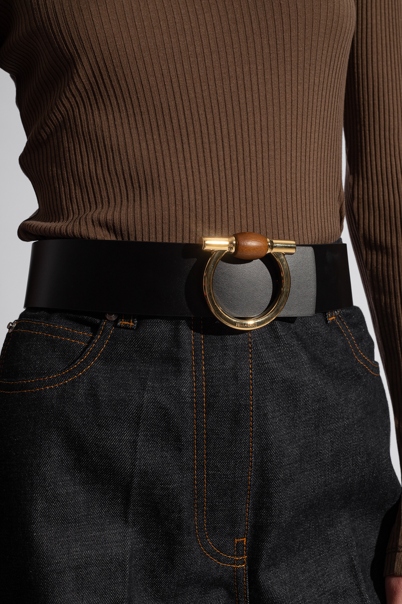 FERRAGAMO Reversible ‘Donna’ belt with logo