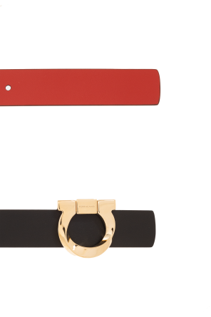FERRAGAMO Reversible ‘Donna’ belt with logo
