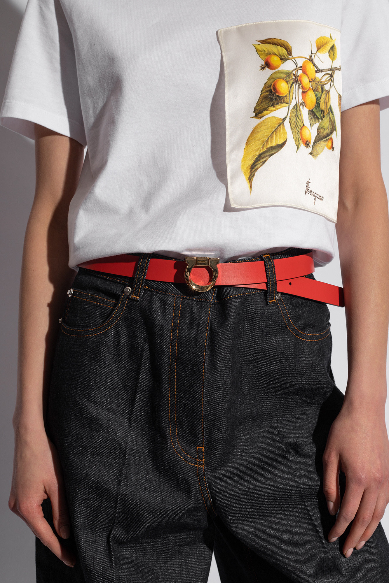 FERRAGAMO Reversible ‘Donna’ belt with logo