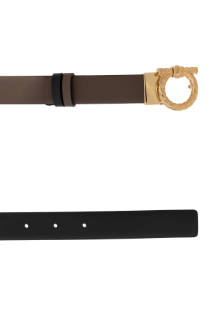 FERRAGAMO Reversible leather belt