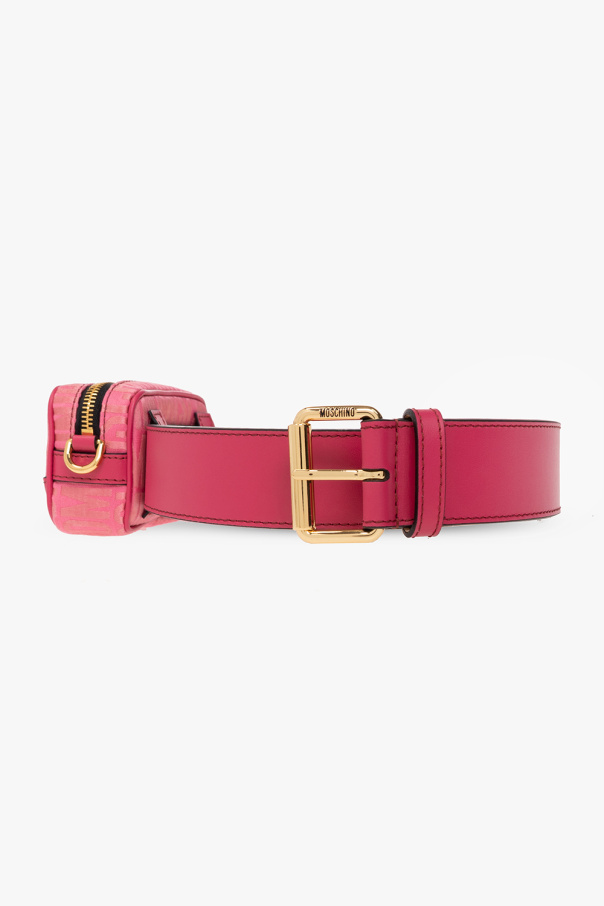 Moschino PINK Belt with pouch