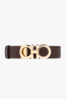 FERRAGAMO BROWN Reversible belt