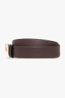 FERRAGAMO BROWN Reversible belt