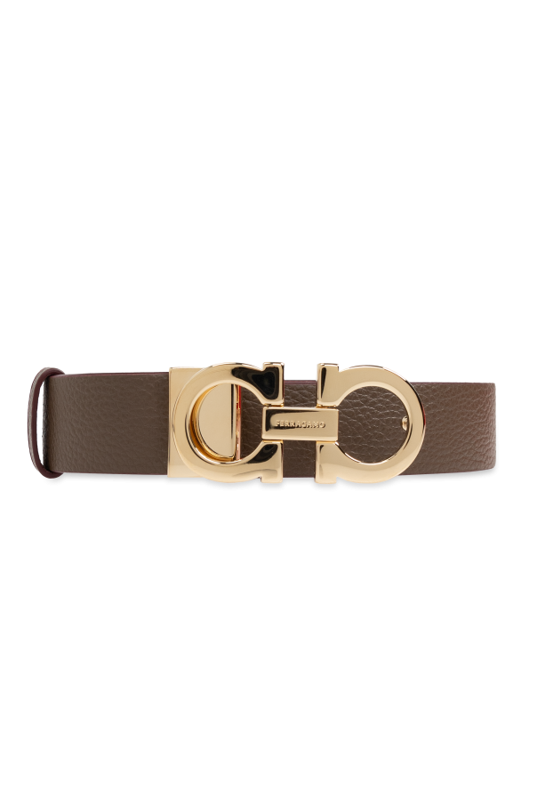 Reversible leather belt od FERRAGAMO