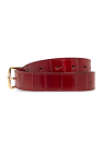 Jacquemus BURGUNDY Belt with Logo