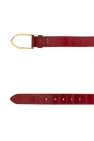 Jacquemus BURGUNDY Belt with Logo