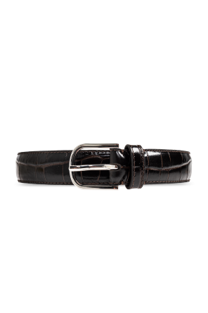 Leather belt