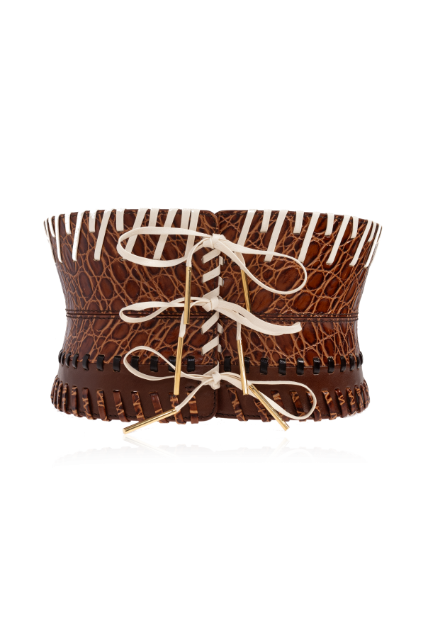 Leather waist belt od Dries Van Noten