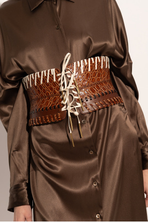 Leather waist belt od Dries Van Noten
