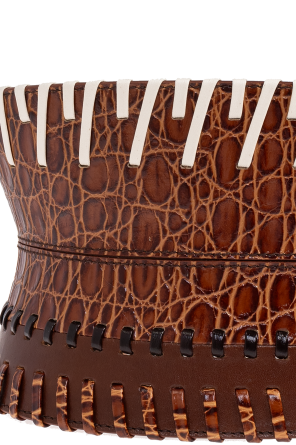 Dries Van Noten Leather waist belt