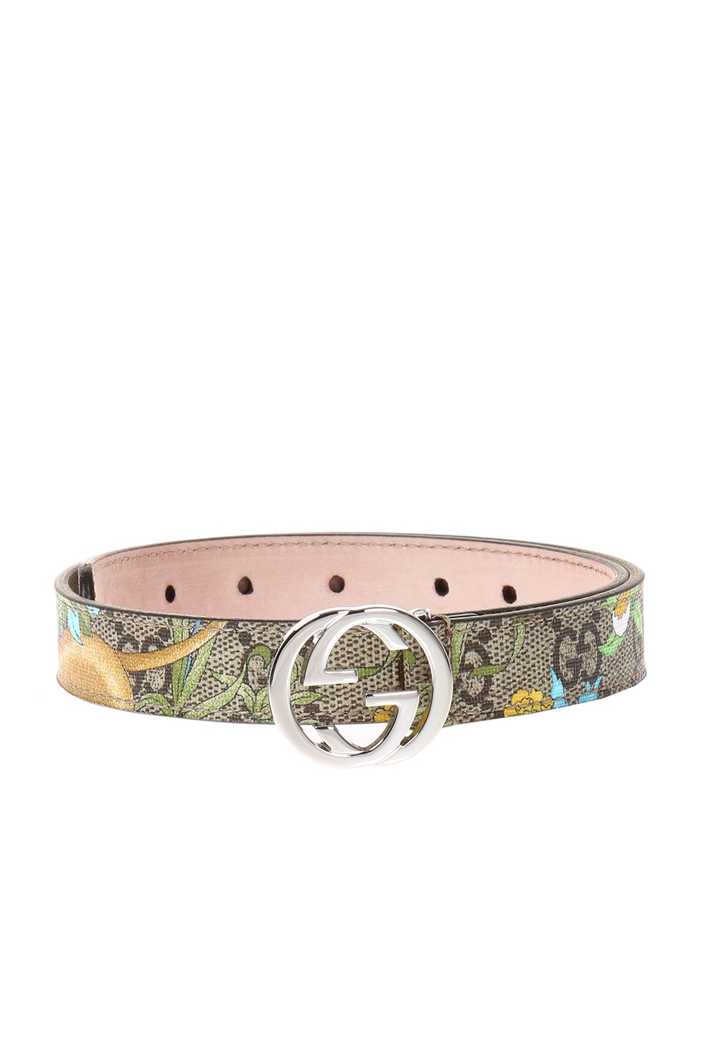 Multicolour Printed belt Gucci Kids - Vitkac Italy