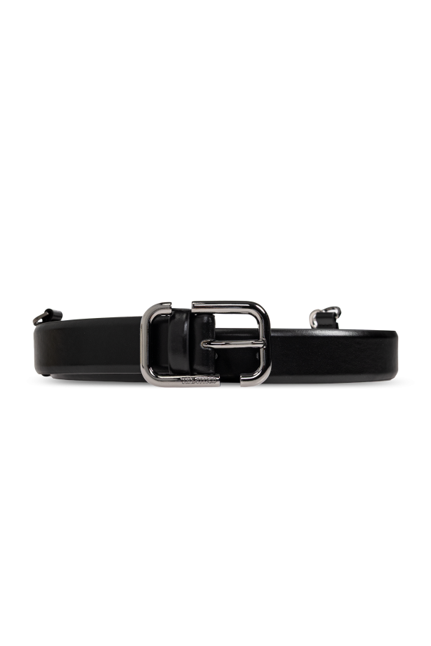 Leather belt with chain od The Attico