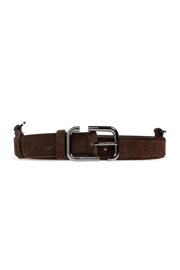 Suede belt with chain od The Attico