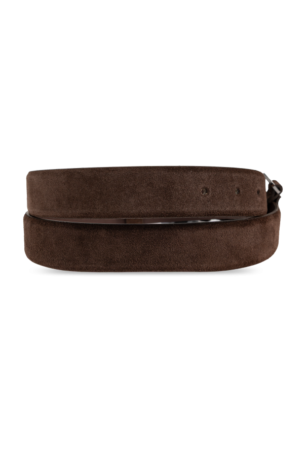 The Attico Suede belt with chain