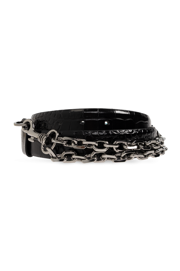 The Attico Leather belt