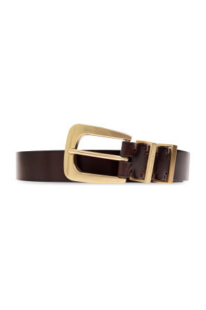 Leather belt