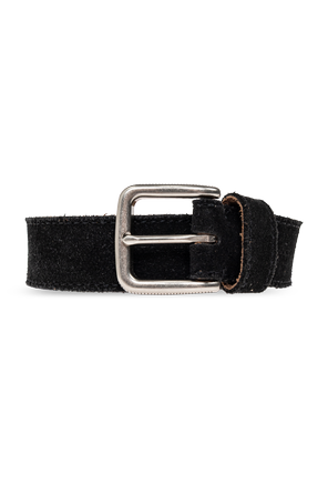 Suede belt
