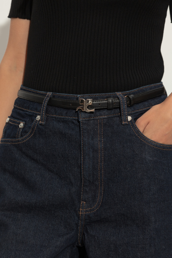 Courrèges Ledergürtel